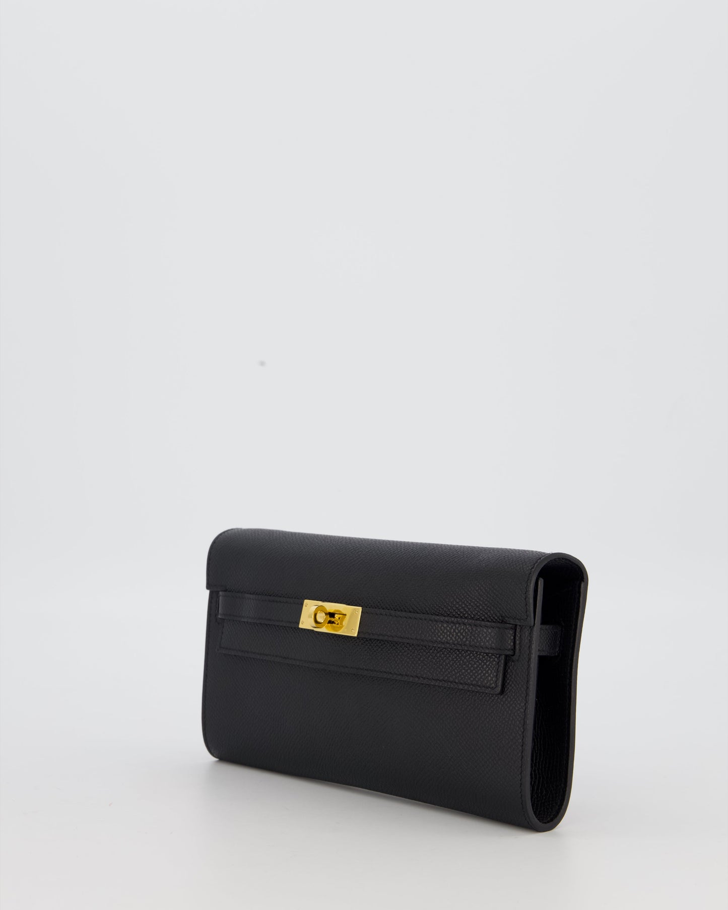Hermes Kelly To Go Bag in Noir Epsom Leather with Gold Hardware