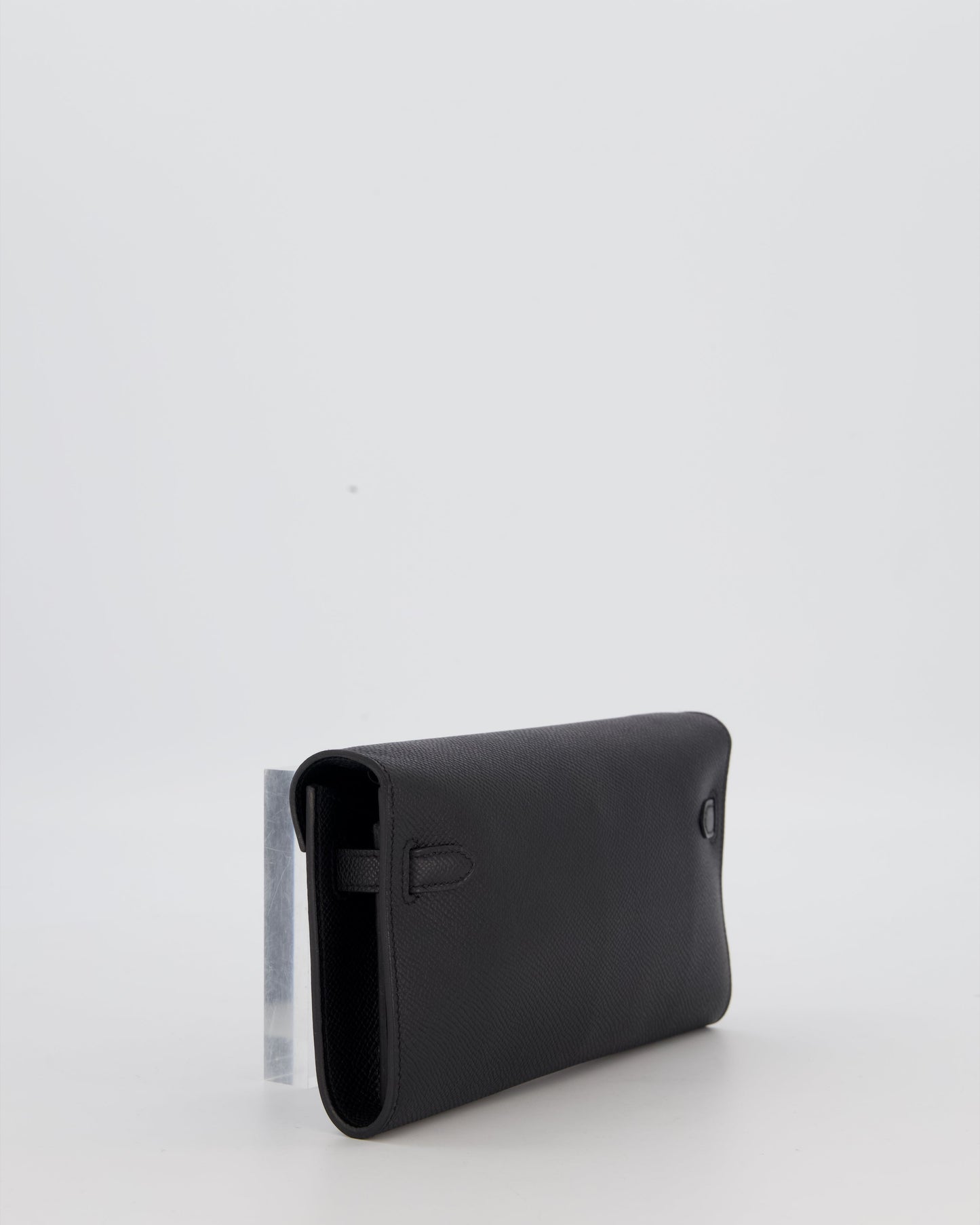 Hermes Kelly To Go Bag in Noir Epsom Leather with Gold Hardware