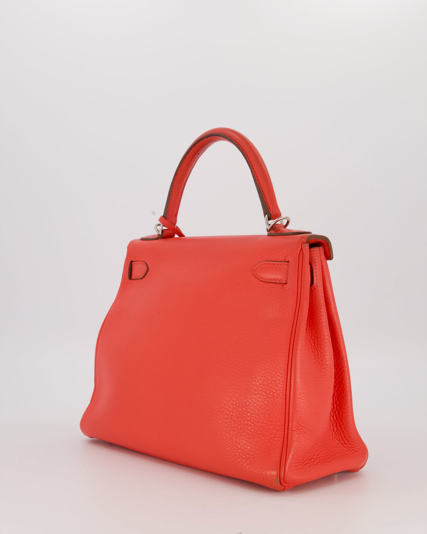 Hermes Kelly 28 Retourne Bag in Rose Jaipur Togo Leather with Palladium Hardware