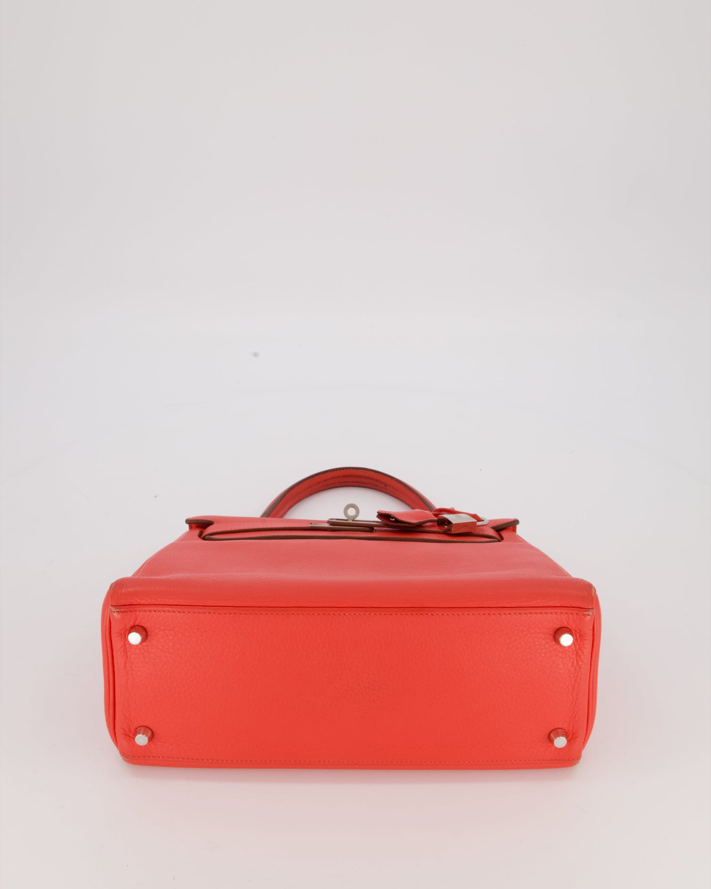 Hermes Kelly 28 Retourne Bag in Rose Jaipur Togo Leather with Palladium Hardware