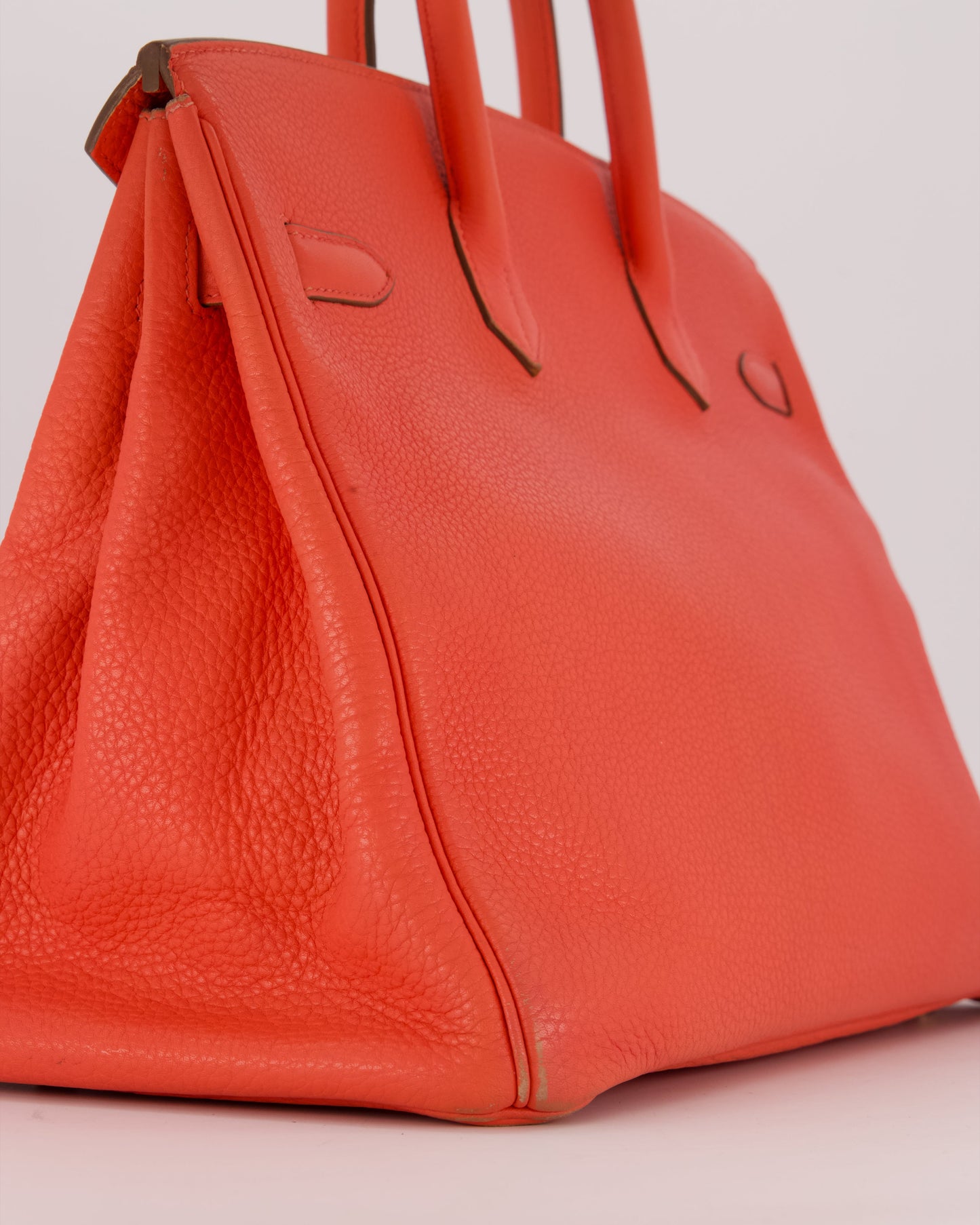 Hermes Birkin Retourne 35 Bag in Rose Jaipur Togo Leather with Gold Hardware