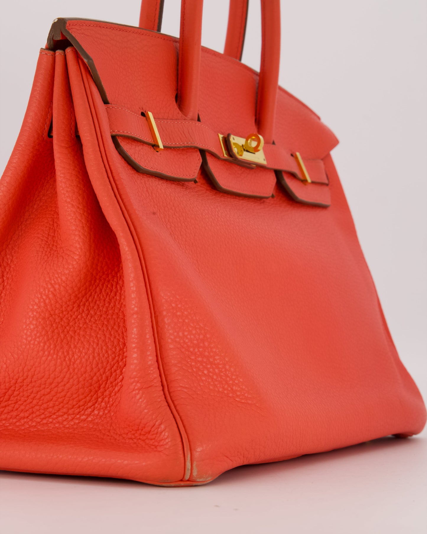 Hermes Birkin Retourne 35 Bag in Rose Jaipur Togo Leather with Gold Hardware