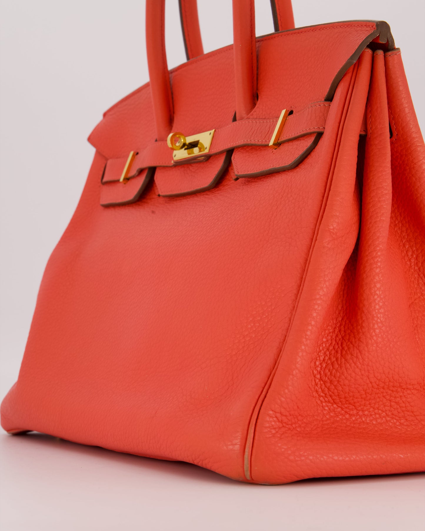 Hermes Birkin Retourne 35 Bag in Rose Jaipur Togo Leather with Gold Hardware