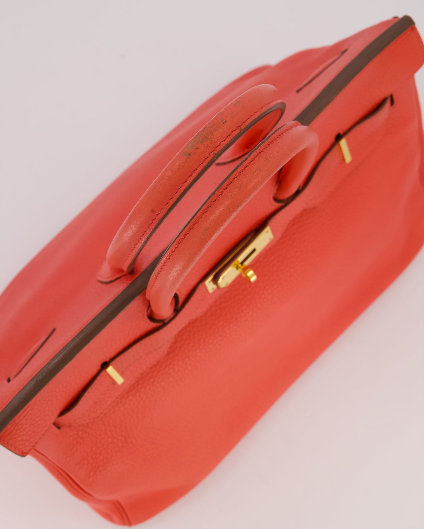Hermes Birkin Retourne 35 Bag in Rose Jaipur Togo Leather with Gold Hardware