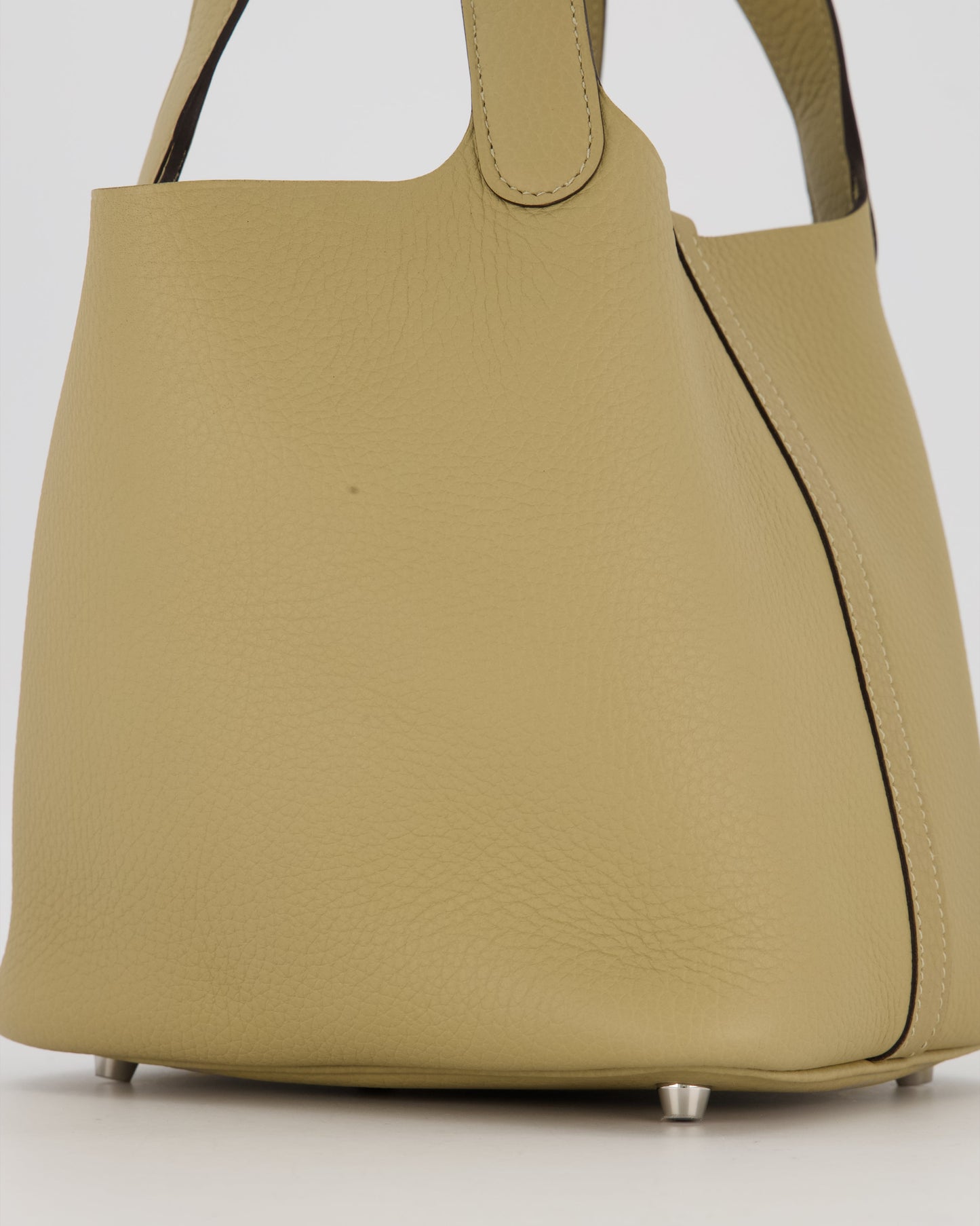 *HOT COLOUR* Hermes Picotin Lock Bag 18cm in Trench Clemence Leather with Palladium Hardware