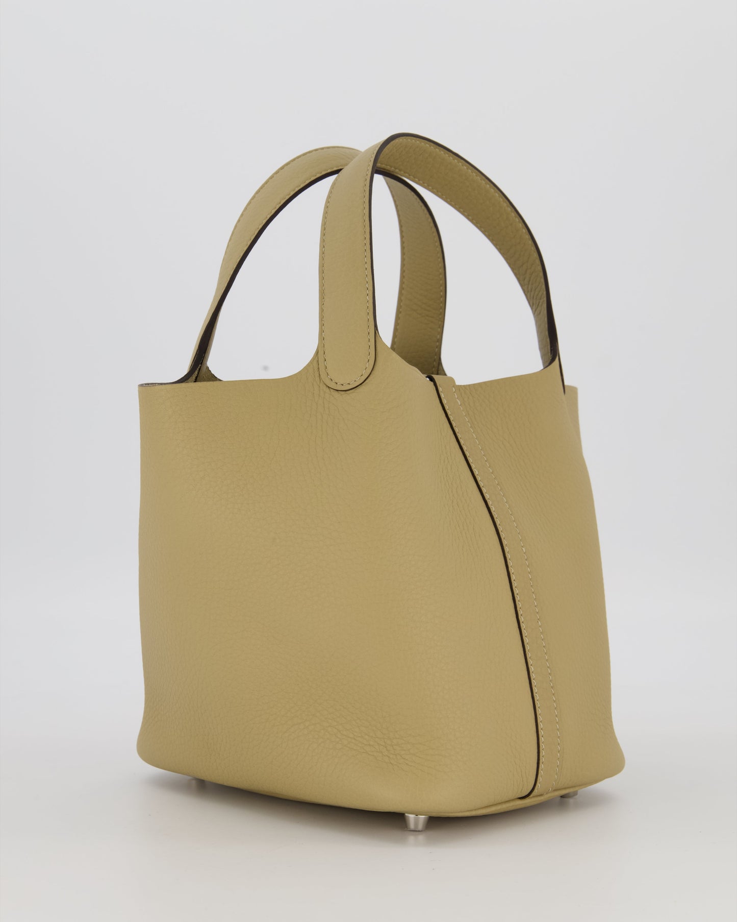 *HOT COLOUR* Hermes Picotin Lock Bag 18cm in Trench Clemence Leather with Palladium Hardware