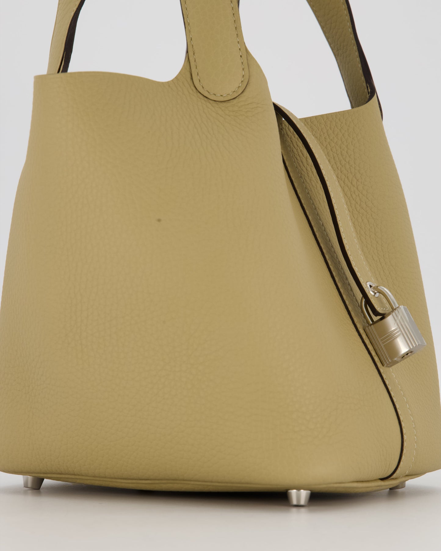 *HOT COLOUR* Hermes Picotin Lock Bag 18cm in Trench Clemence Leather with Palladium Hardware
