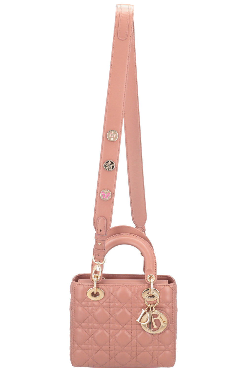 CHRISTIAN DIOR Small Lady Dior My ABCDior Bag Rose
