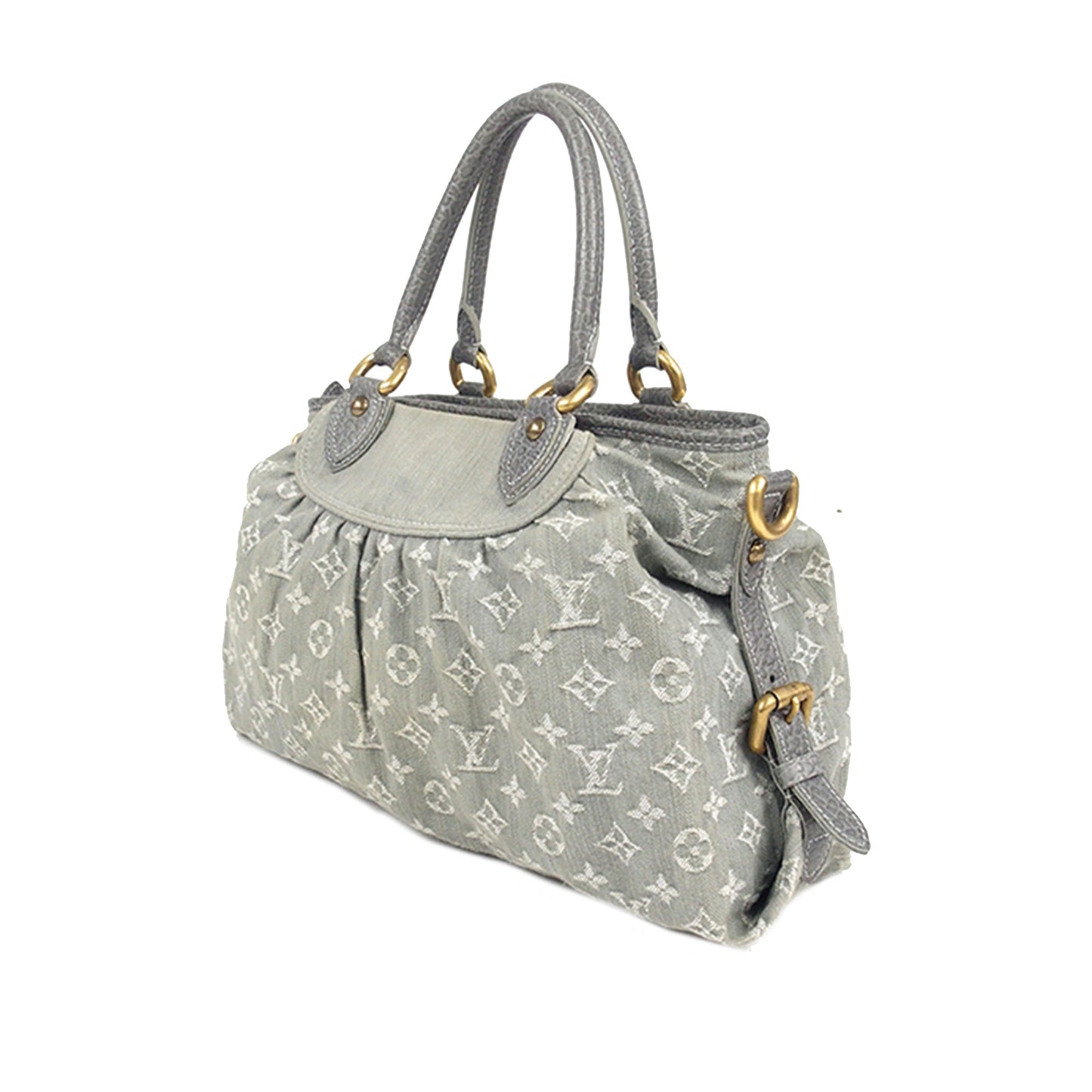 Gray Louis Vuitton Monogram Neo Cabby MM Satchel Crossbody