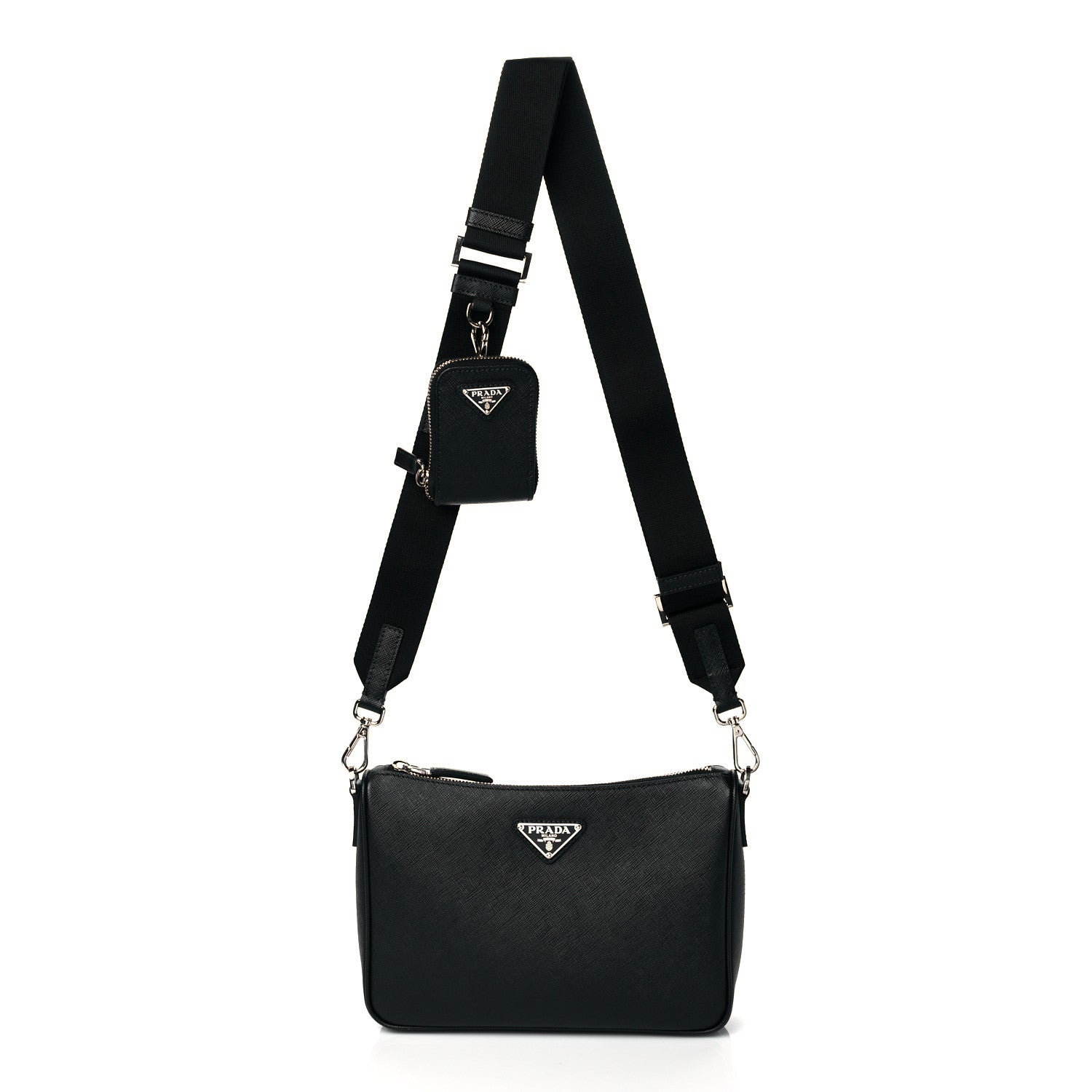 PRADA RE-EDITION SAFFIANO LEATHER SMALL CROSSBODY BAG