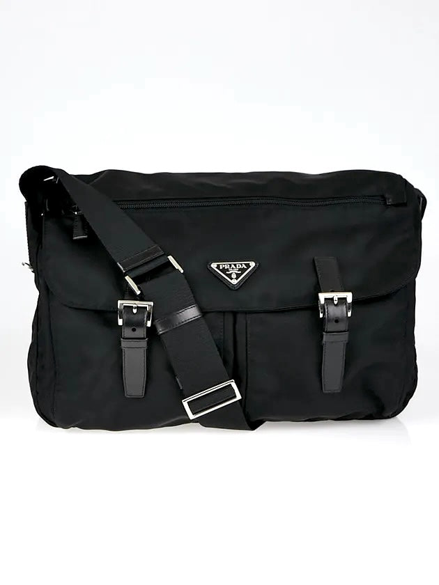PRADA TESSUTO NYLON SAFFIANO VELA MESSAGER BAG