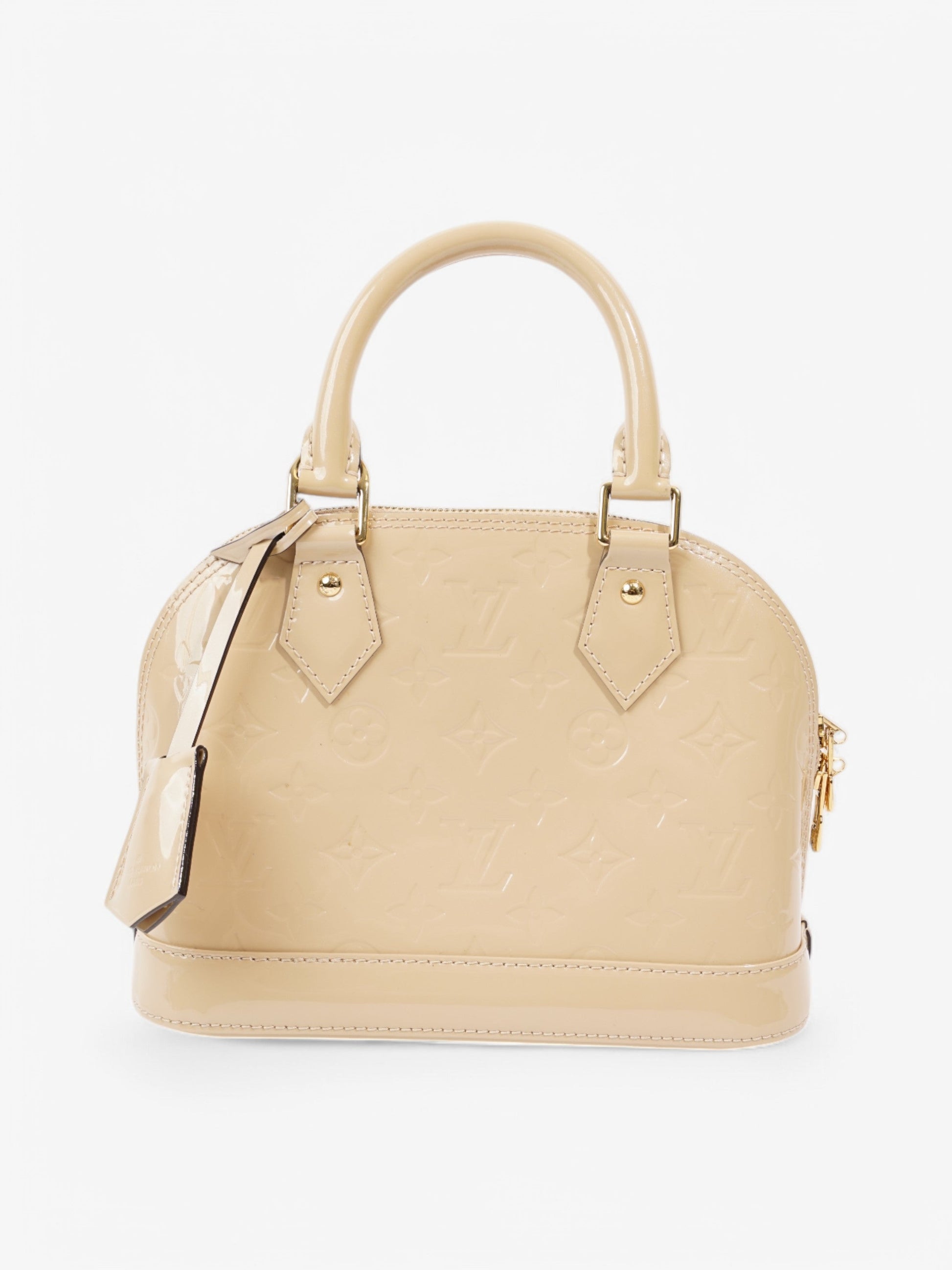 Louis Vuitton Alma Beige Vernis Leather BB
