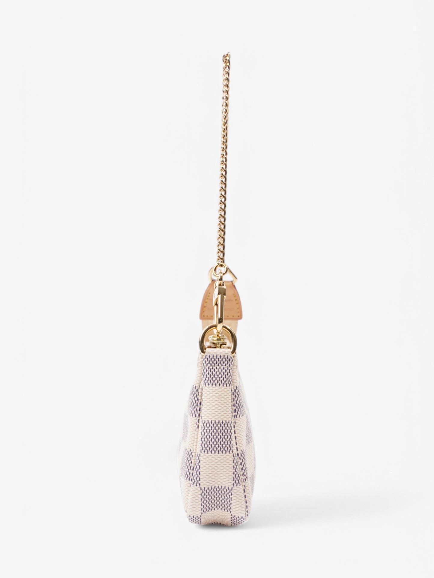  Louis Vuitton Mini Pochette Accessoires Damier Azur Coated Canvas