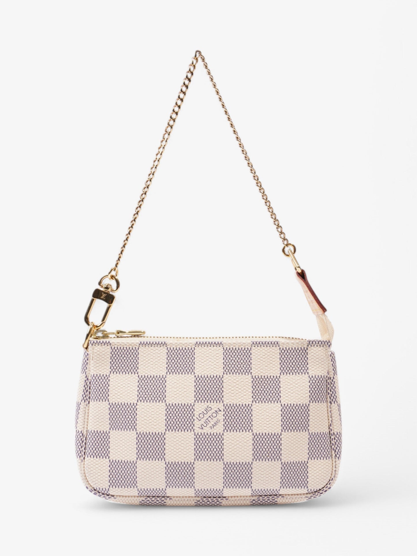  Louis Vuitton Mini Pochette Accessoires Damier Azur Coated Canvas