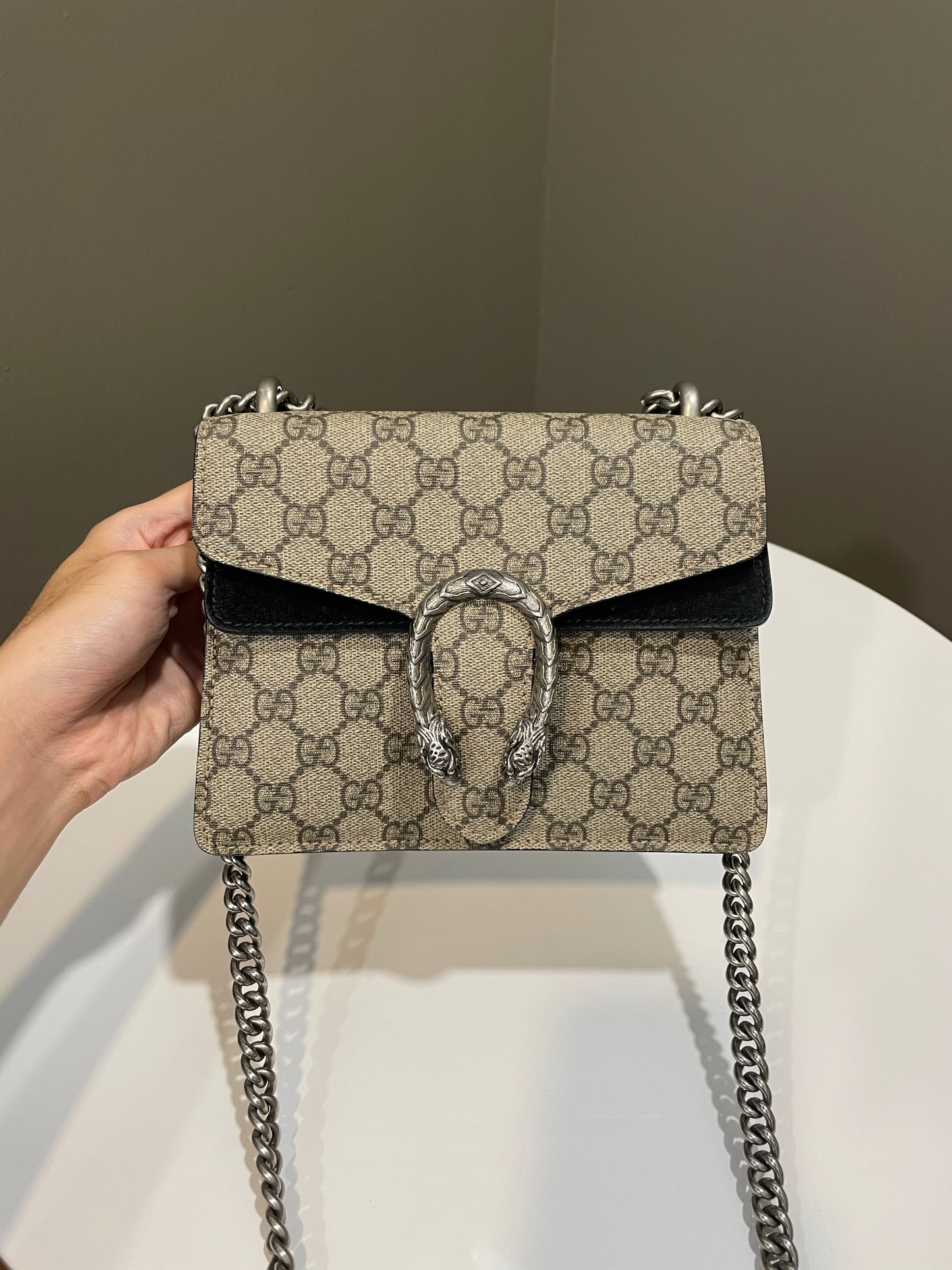 Gucci Dionysus Black Chain Handbag