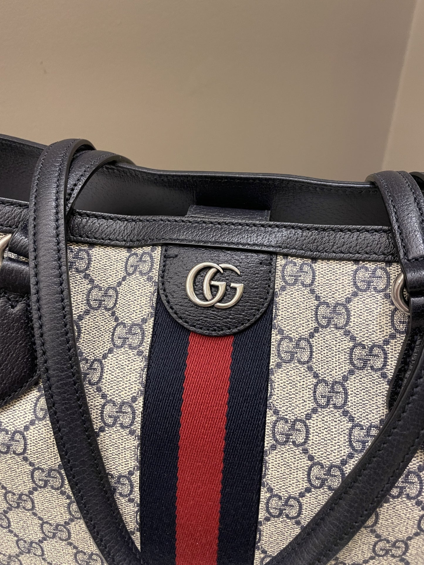Gucci Leather Canvas Tote Style 31
