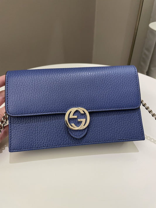 Gucci Leather Chain Crossbody Style 3