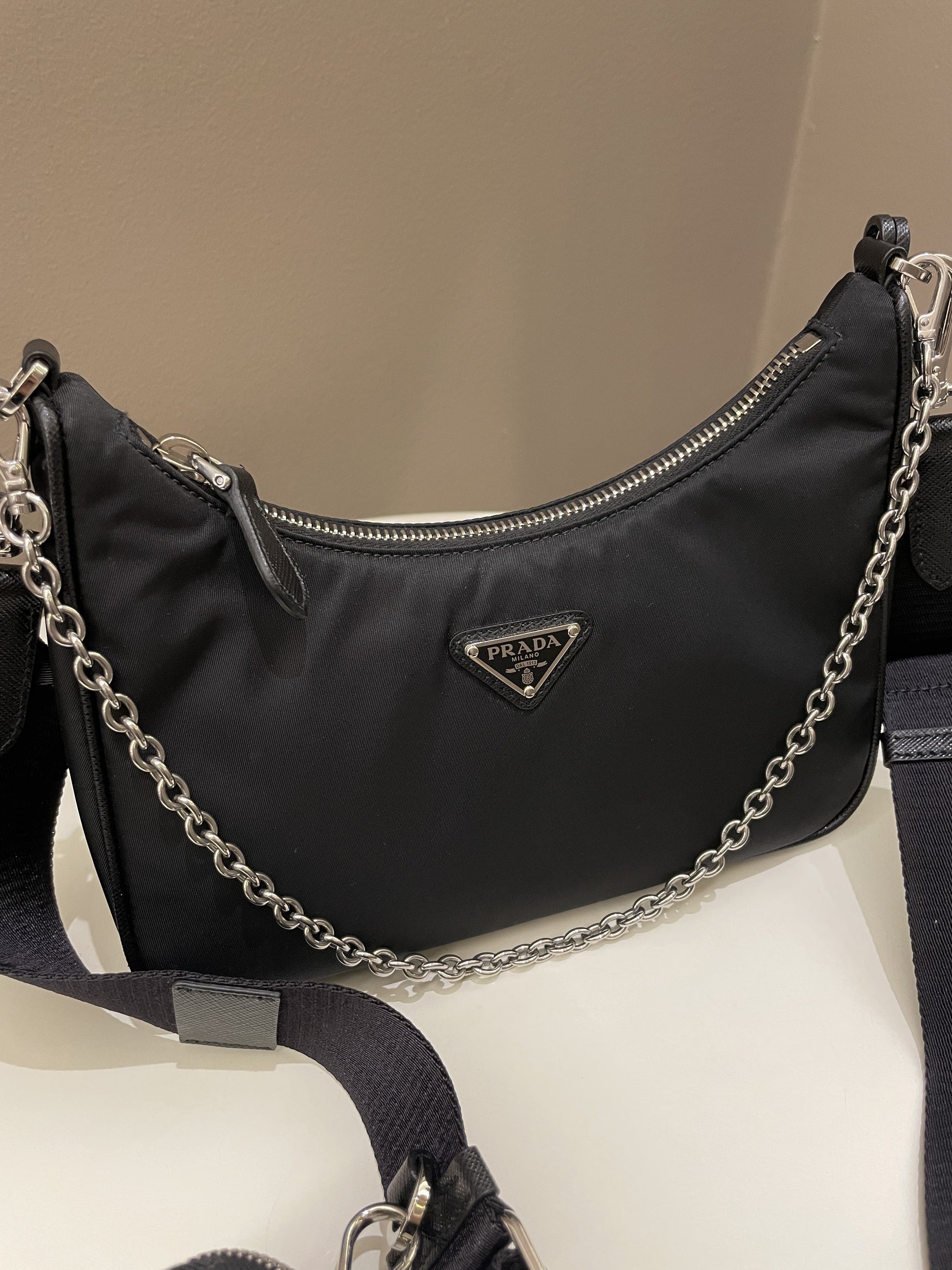 Prada Re-Edition Nylon Bag Black Nylon