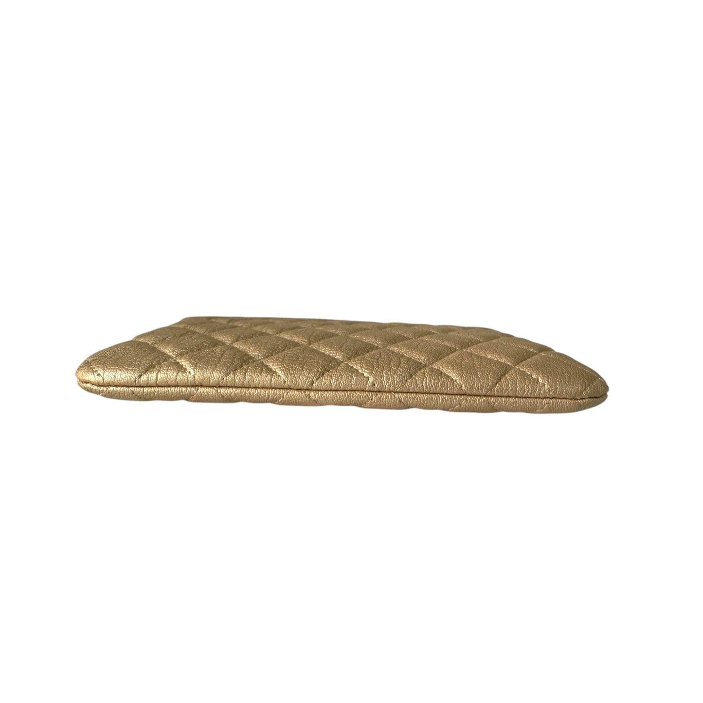 Chanel Calfskin Quilted Clutch