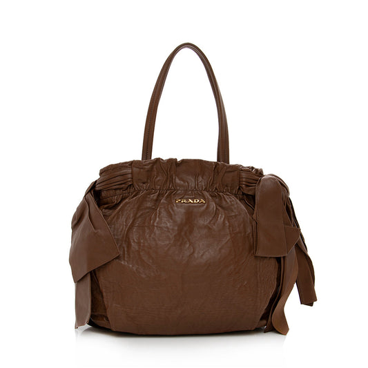 Prada Nappa Antique Bow Satchel - FINAL (SHF-15430)