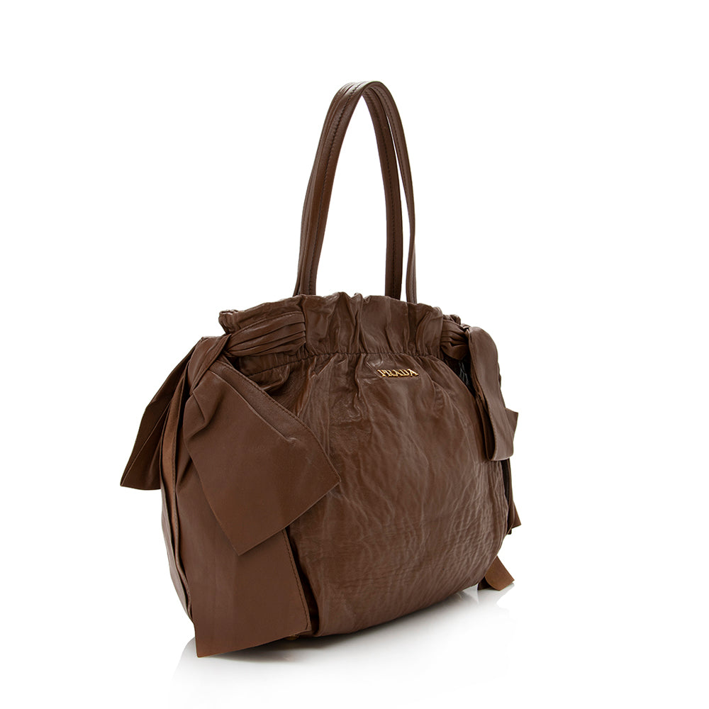 Prada Nappa Antique Bow Satchel - FINAL (SHF-15430)