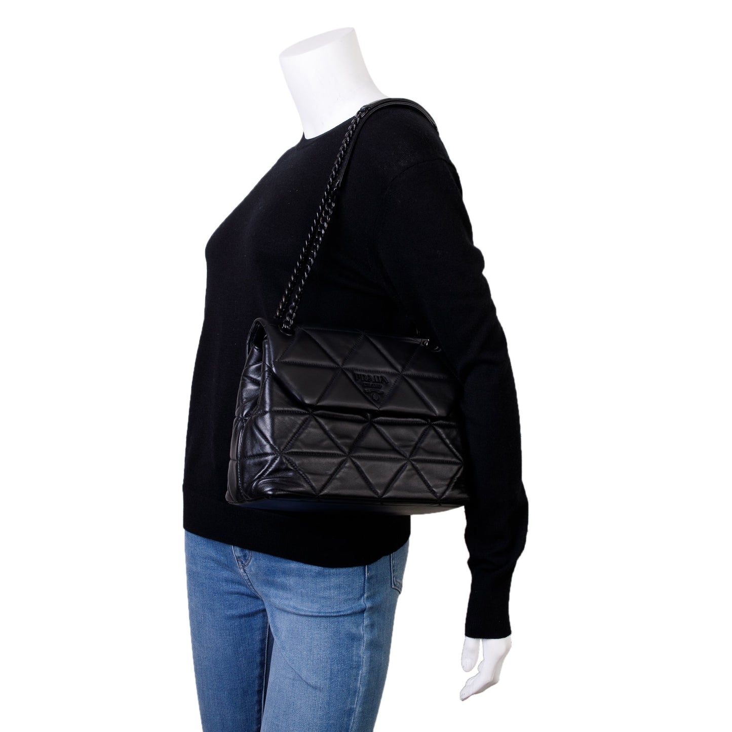 Prada 2020 Black Nappa Leather Spectrum Bag