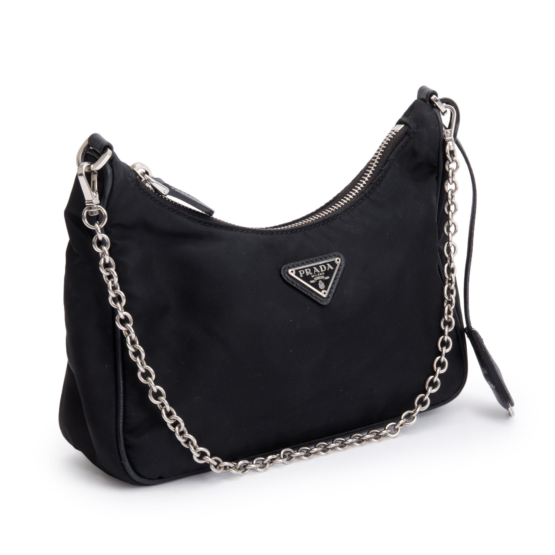 Prada 2020 Black Re-Edition 2005 Re-Nylon Shoulder Bag