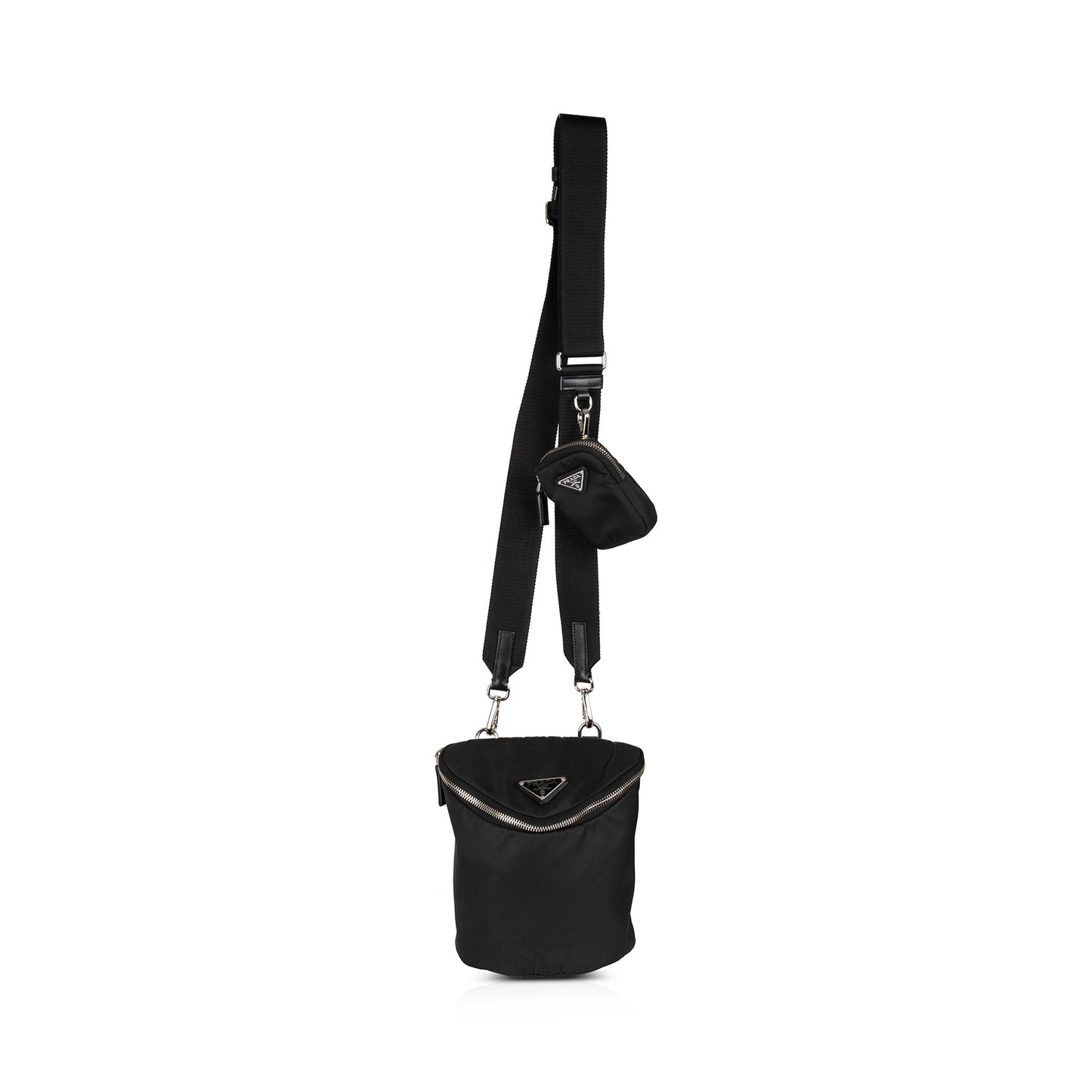 Prada 2022 Re-Nylon and Leather Shoulder Bag