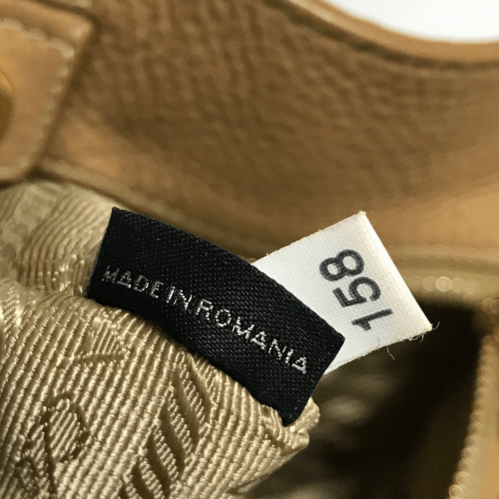 Prada Beige Buckle Hobo