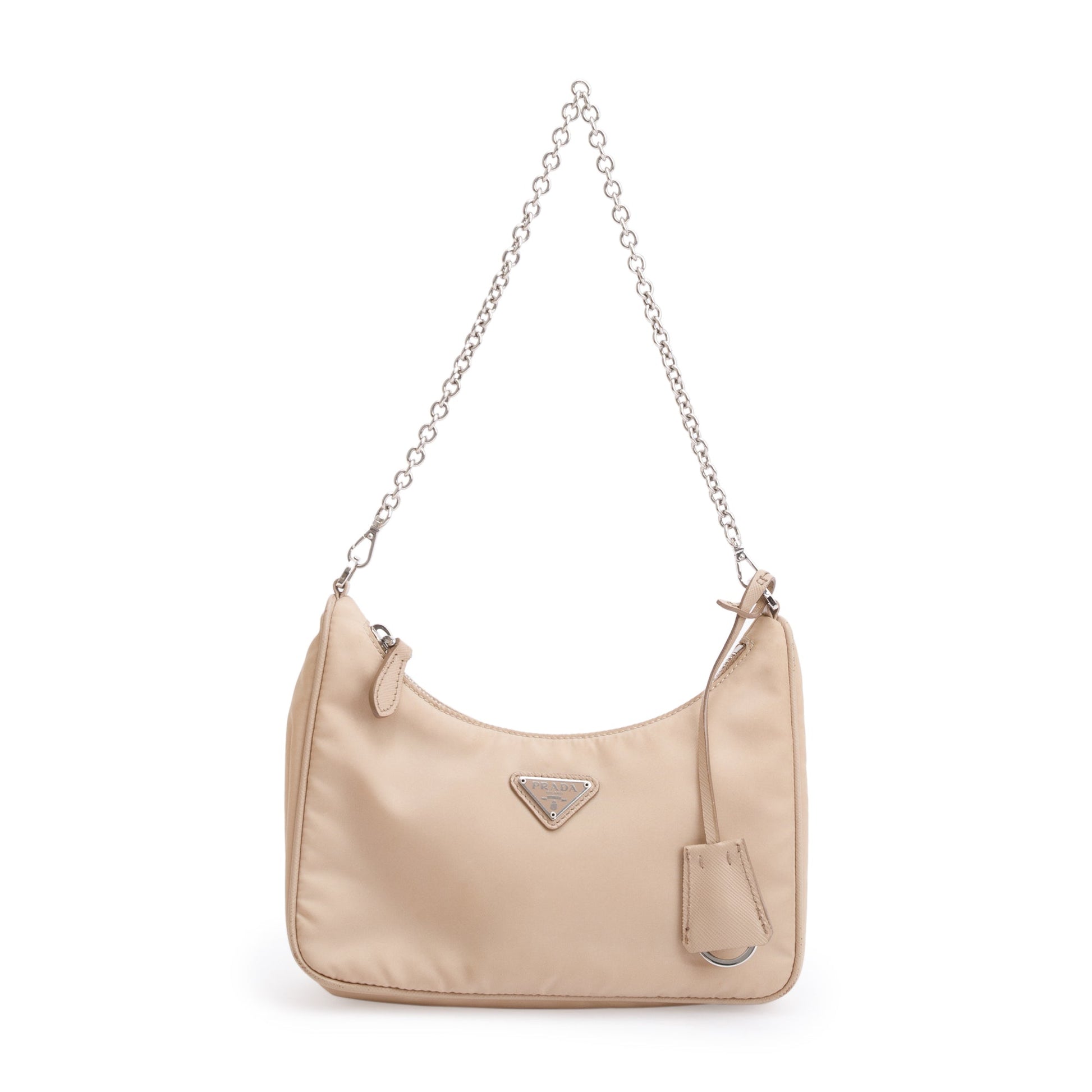 Prada Beige Re-Edition 2005 Re-Nylon Shoulder Bag