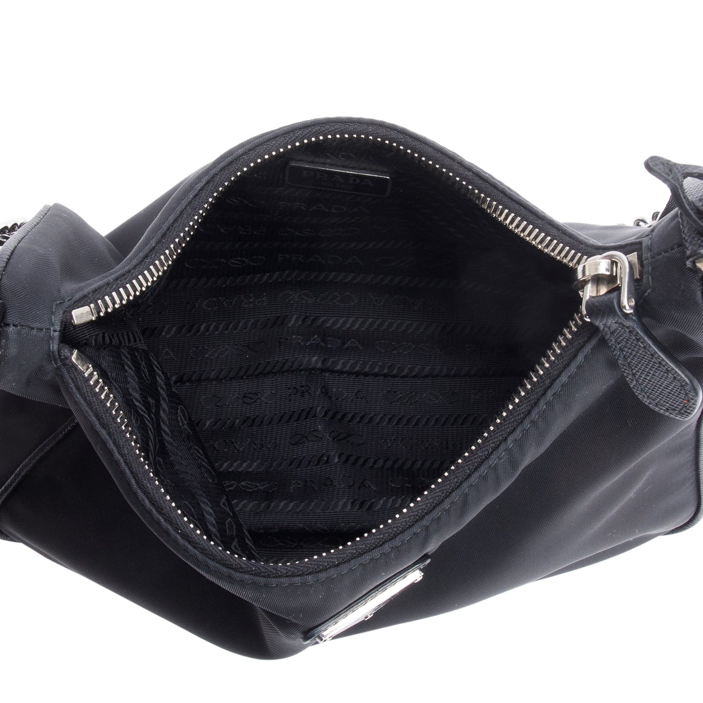 Prada Black Re-Edition 2005 Re-Nylon Shoulder Bag
