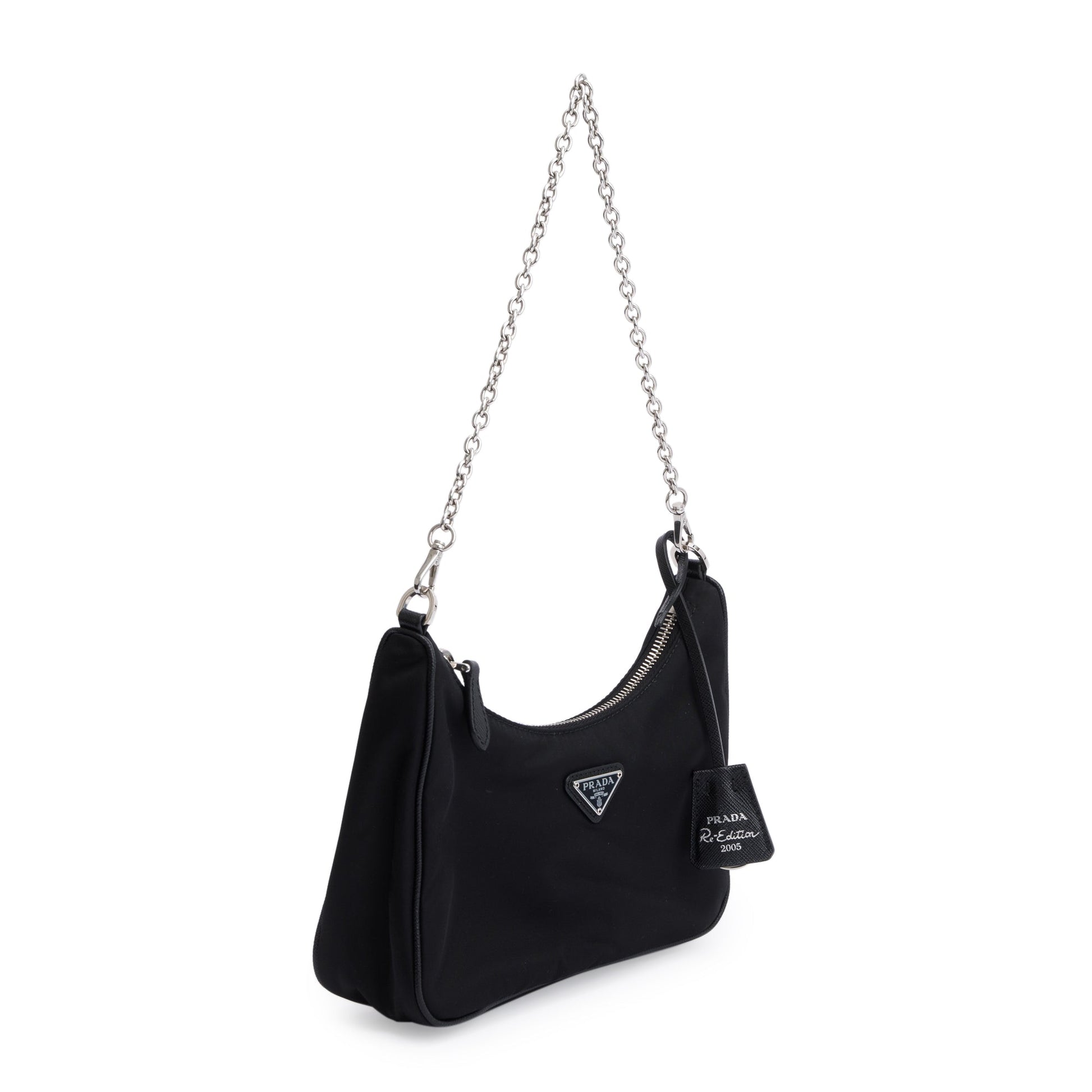 Prada Black Re-Edition 2005 Re-Nylon Shoulder Bag