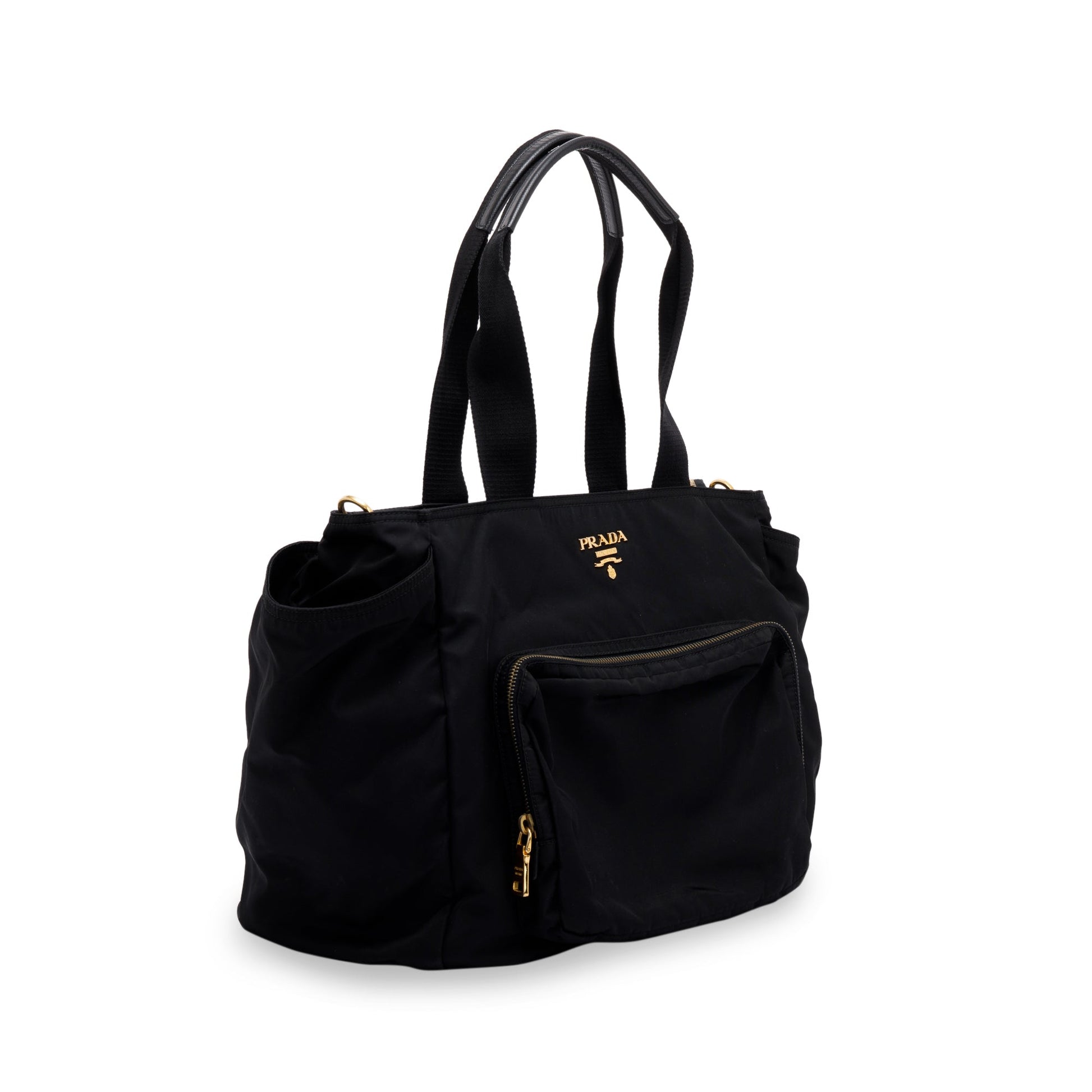 Prada Black Tessuto Nylon Diaper Bag