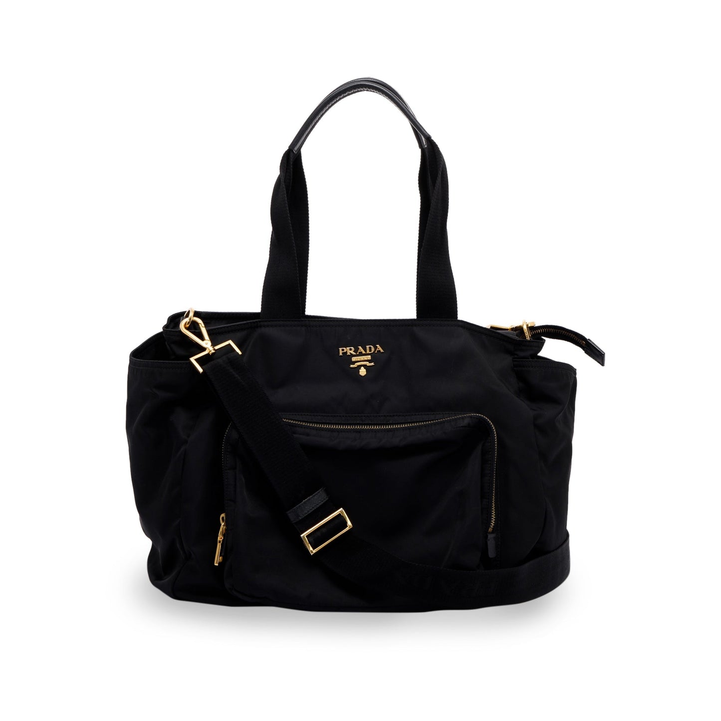 Prada Black Tessuto Nylon Diaper Bag