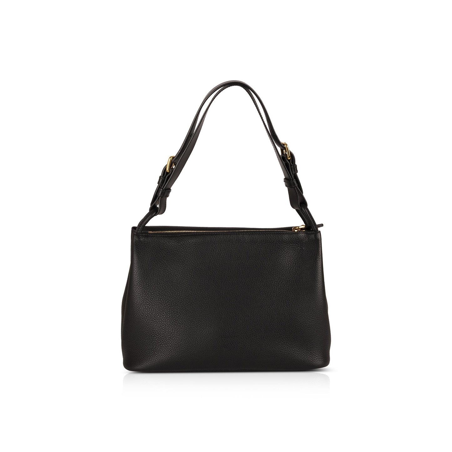 Prada Black Vitello Daino Shoulder Bag