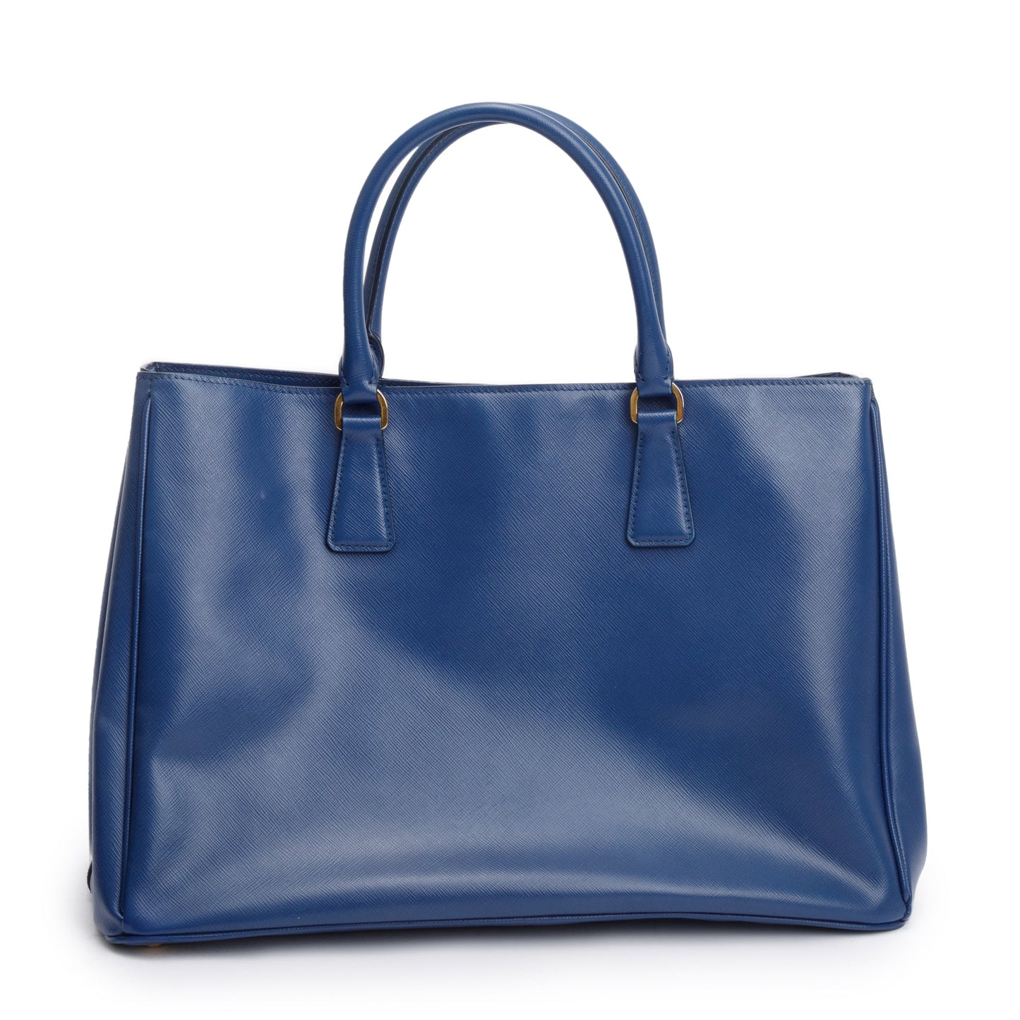 Prada Blue Saffiano Lux Large Galleria Tote
