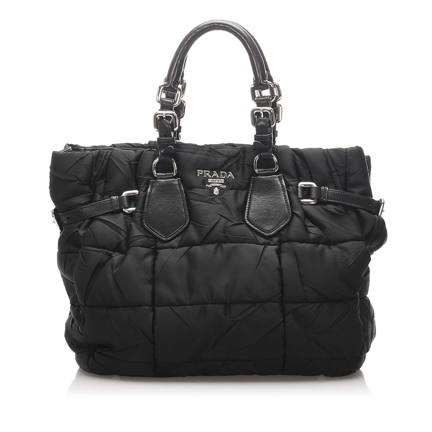 Prada Tesutto Bomber Tote  