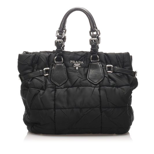 Prada Tesutto Bomber Tote  