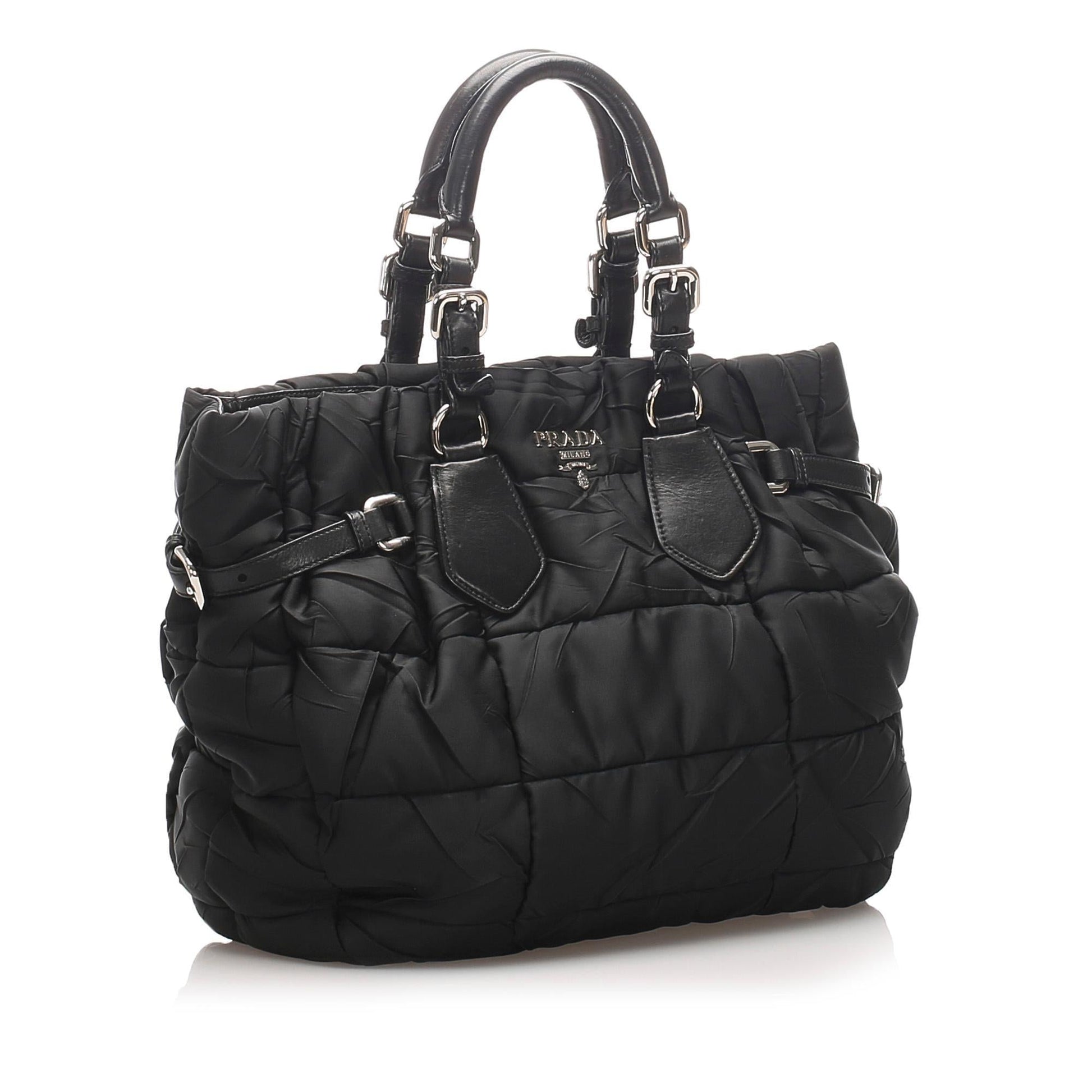 Prada Tesutto Bomber Tote  