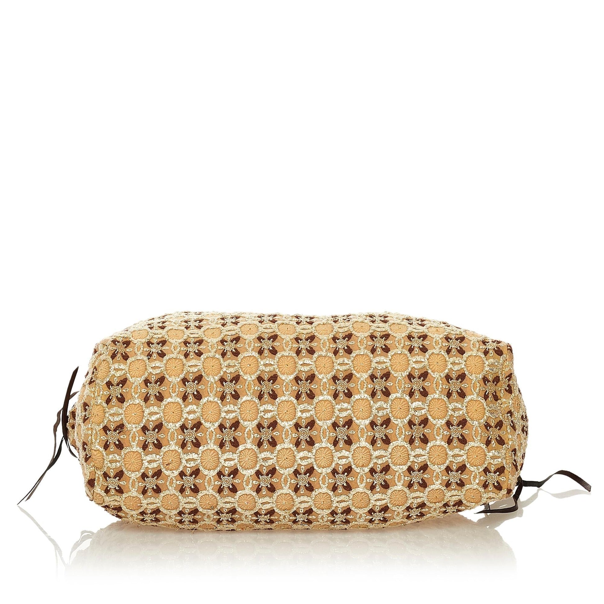 Prada Bow Cloquet Handle Bag (SHG-34878)
