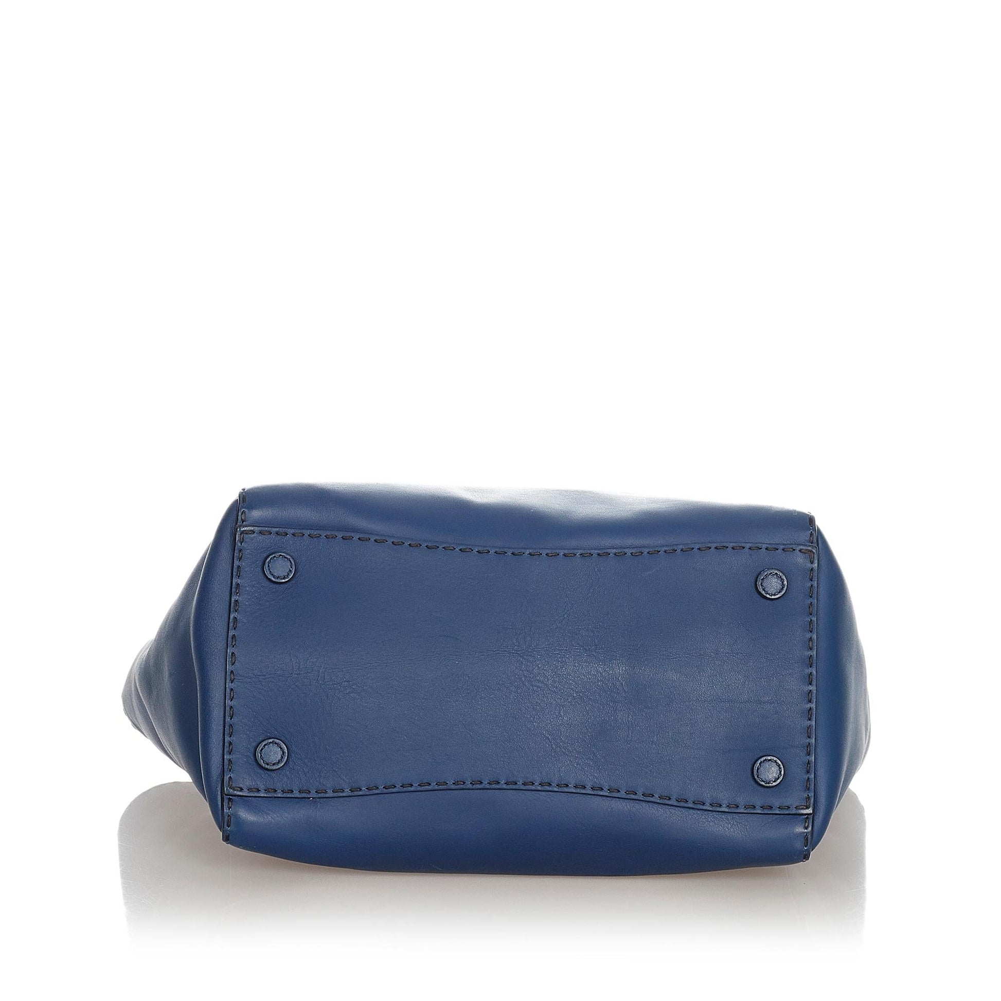 Prada Caflskin Stitched Tote Bag (SHG-23376)