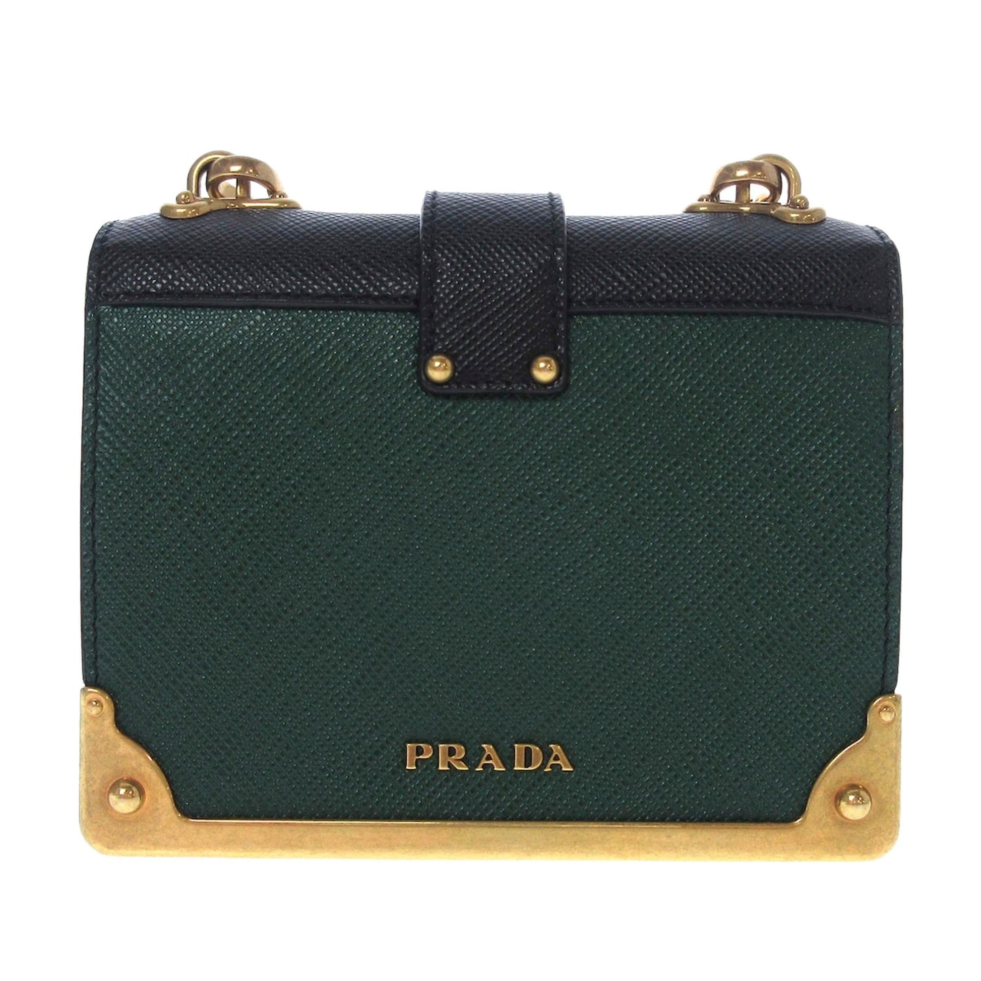 Prada Cahier Leather Crossbody Bag (SHG-32118)