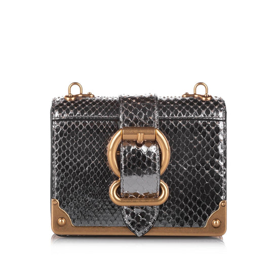 Prada Cahier Leather Crossbody Bag (SHG-32339)