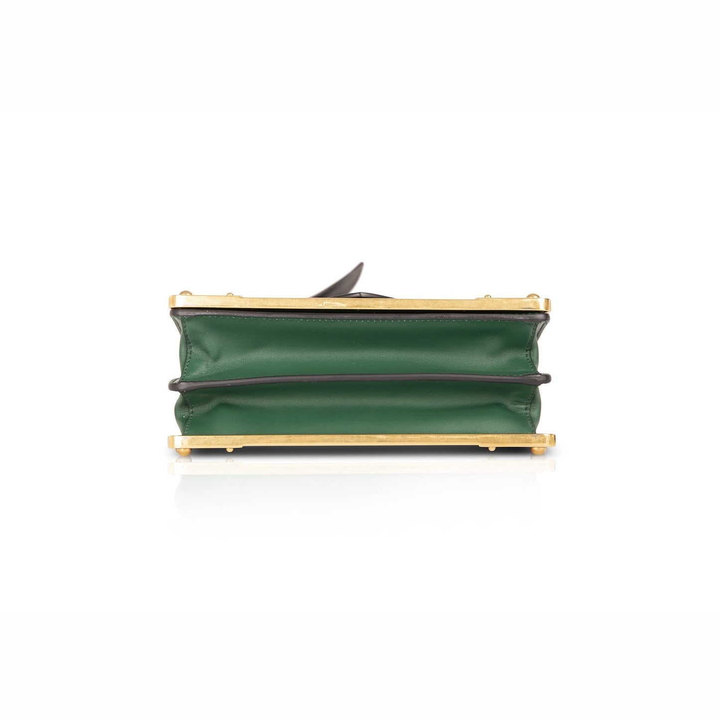 Prada Cahier Leather Shoulder Bag