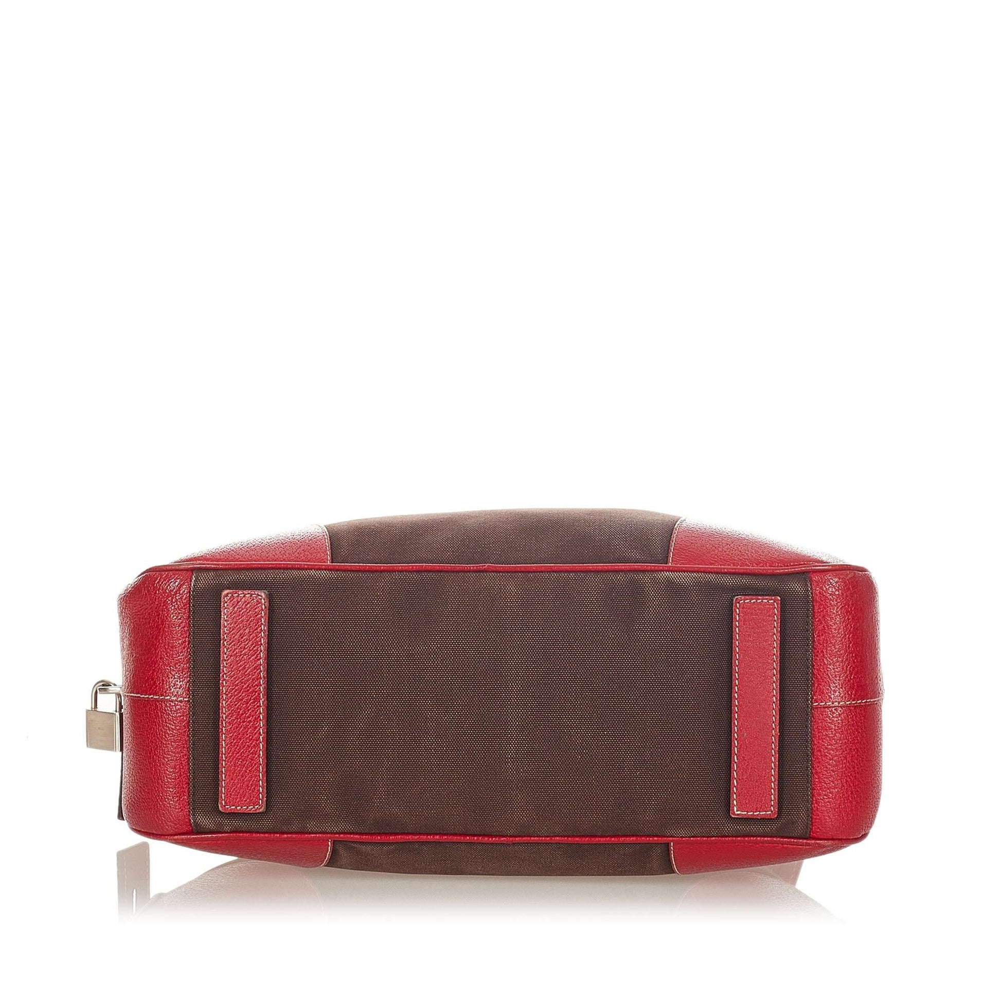 Prada Canapa Bauletto Handbag (SHG-22114)