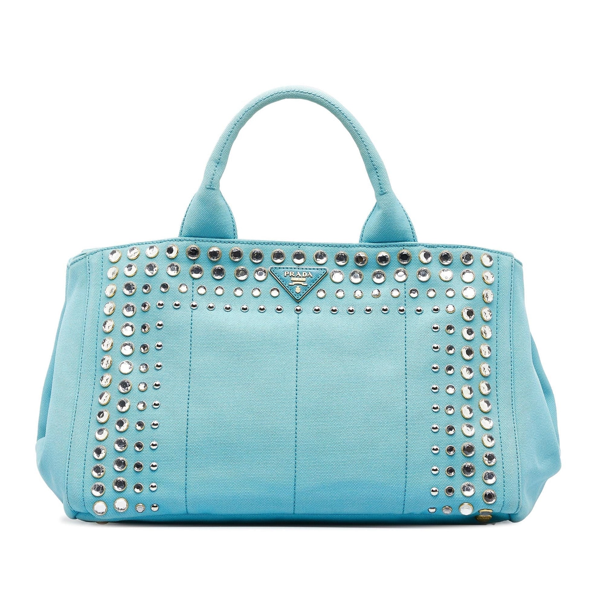 Prada Canapa Bijoux Satchel (SHG-yXLDrx)