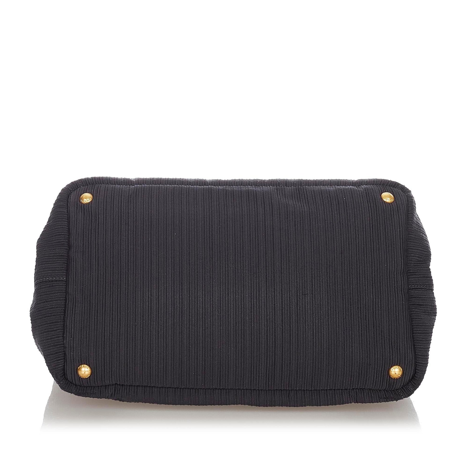 Prada Canapa Canvas Handbag (SHG-31906)