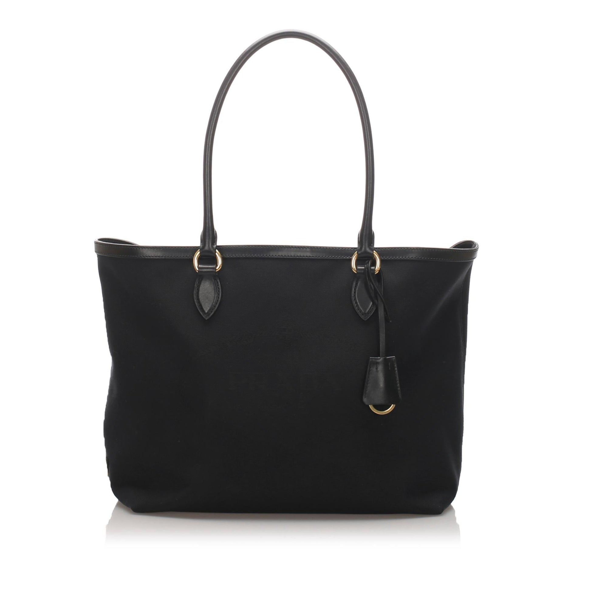 Prada Canapa Canvas Tote  