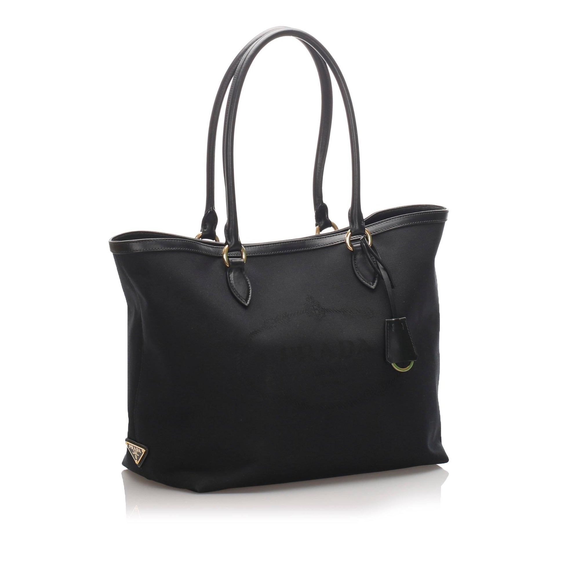 Prada Canapa Canvas Tote  