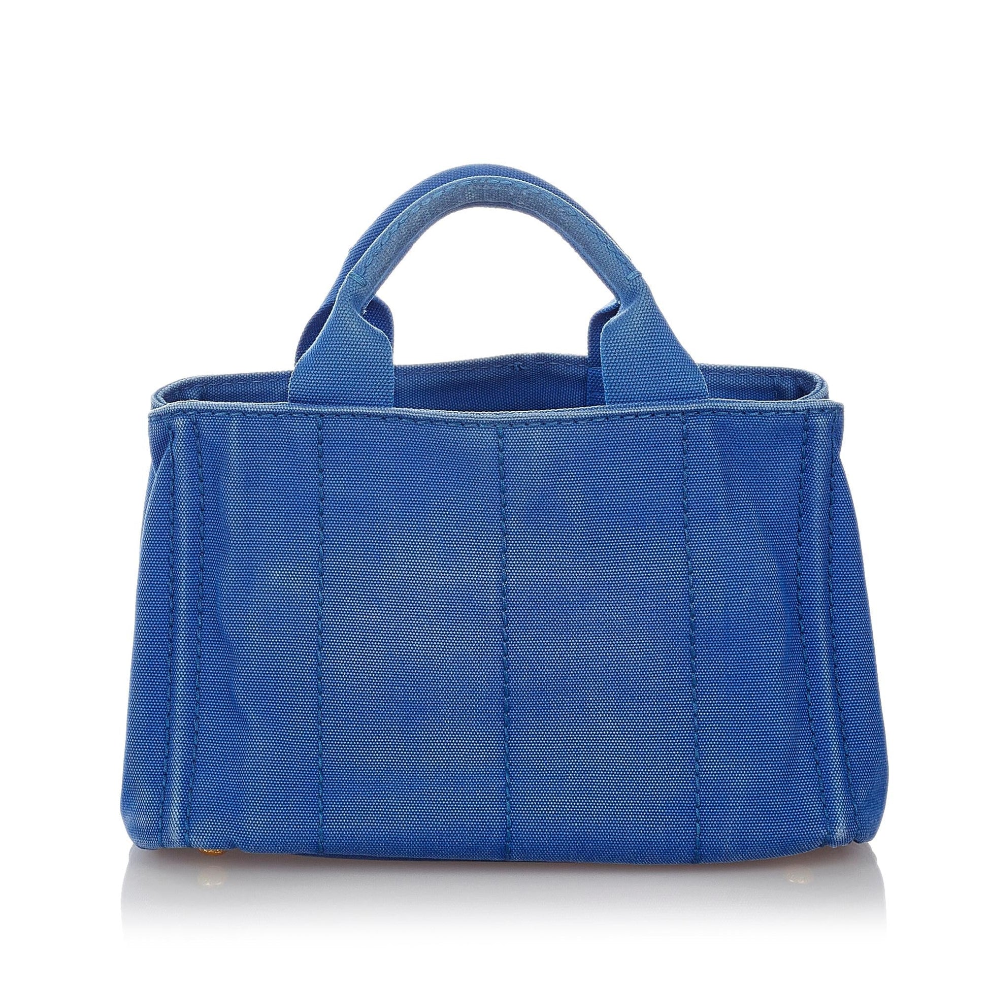 Prada Canapa Logo Canvas Handbag (SHG-27070)